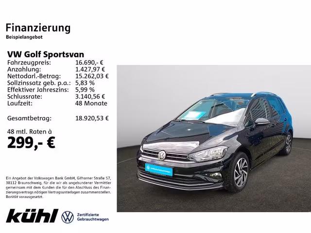 Volkswagen Golf Sportsvan 1.5 TSI 150