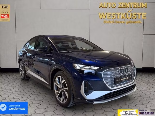 Audi Q4 Sportback E-Tron 50 299 S line quattro