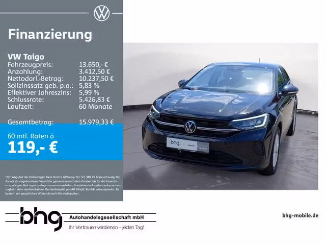 Volkswagen Taigo 1.0 TSI 95