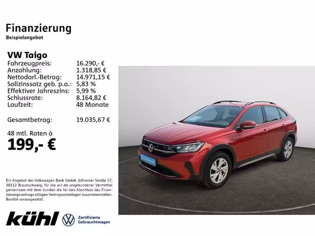 Volkswagen Taigo 1.0 TSI 95 Life