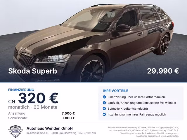 Škoda Superb 2.0 TDI 200 Sportline