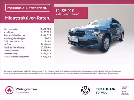 Škoda Kamiq 1.0 TSI 95