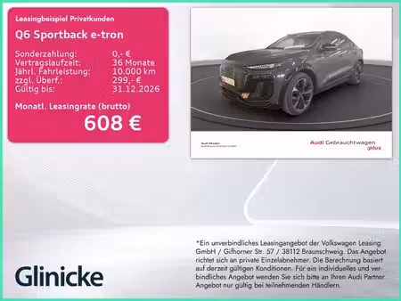 Audi Q6 Sportback E-Tron 
