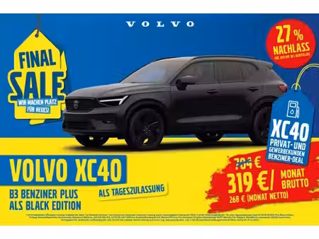 Volvo XC40 B3 2.0 163 Black Edition