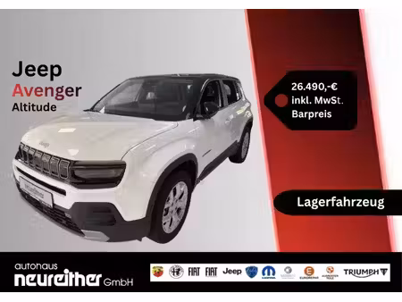 Jeep Avenger 156 Altitude