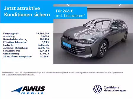 Volkswagen Passat 1.5 TSI 150 Business