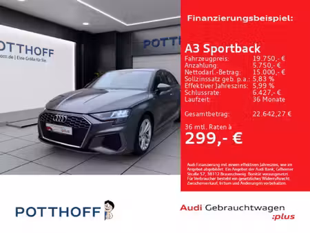 Audi A3 1.5 TFSI 150 S line