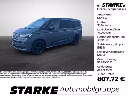 Volkswagen Multivan 2.0 TSI 204
