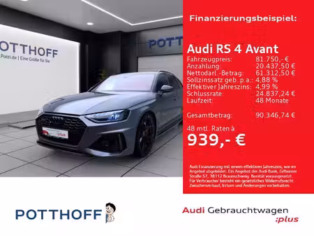 Audi A4 RS4 V6 2.9 TFSI 450 Competition quattro