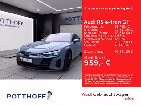 Audi e-tron GT RS 598 quattro