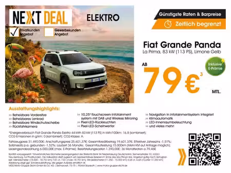 Fiat Grande Panda 113 La Prima