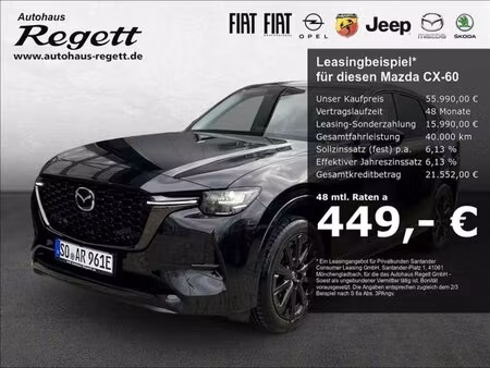 Mazda CX-60 e-Skyactiv 2.5 327 Homura 4x4