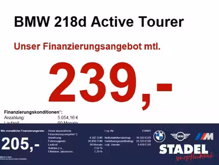 BMW Série 2 218d 2.0 190