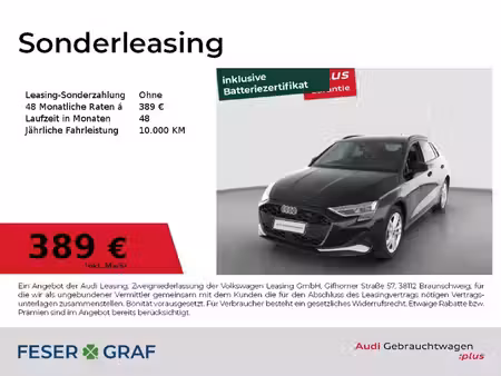 Audi A3 40 TFSI E 1.5 TFSI 204