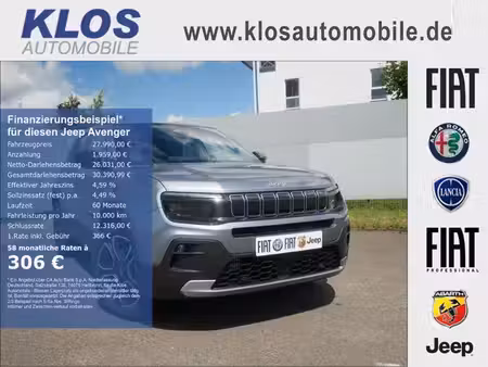 Jeep Avenger 1.2 110 Summit