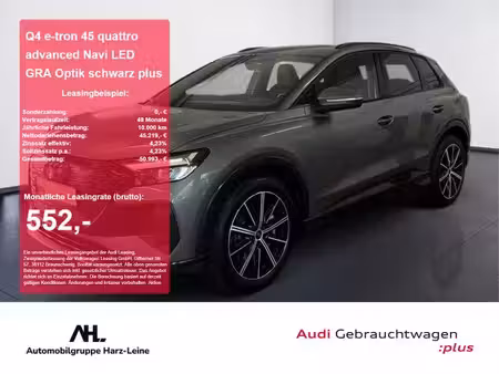 Audi Q4 e-tron 45 286 quattro