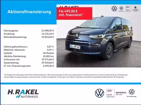 Volkswagen Multivan 2.0 TDI 150