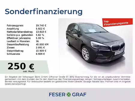 BMW Série 2 220i 2.0 190