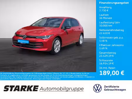 Volkswagen Golf 1.5 TSI 110