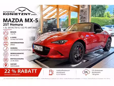 Mazda MX5 Skyactiv G 1.5 132 Homura