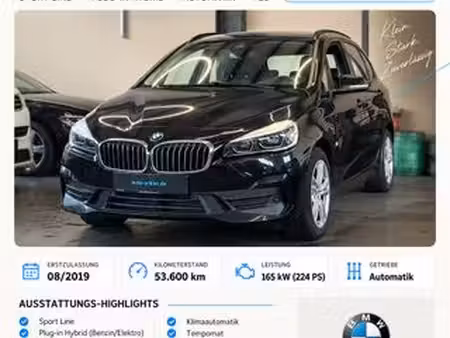 BMW Série 2 225e 1.5 136