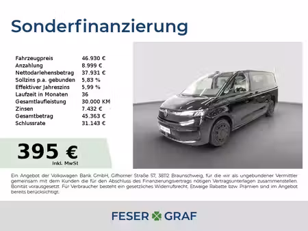 Volkswagen Multivan 2.0 TDI 110 Base