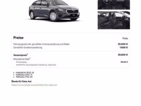 Škoda Scala 1.0 TSI 95