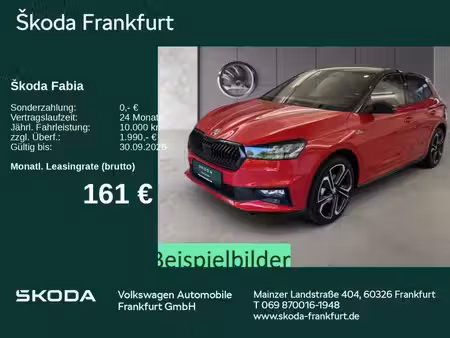 Škoda Fabia 1.0 TSI 95 Monte Carlo