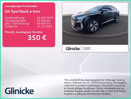 Audi Q4 e-tron 286 S line
