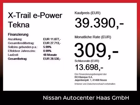 Nissan X-Trail e-Power Tekna
