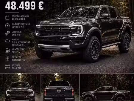 Ford Ranger Raptor V6 3.0 292 4x4