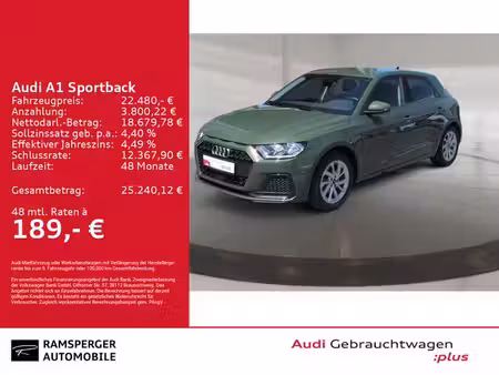 Audi A1 30 TFSI 1.0 TFSI 116