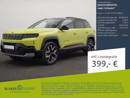 Jeep Compass 1.6 225 First Edition