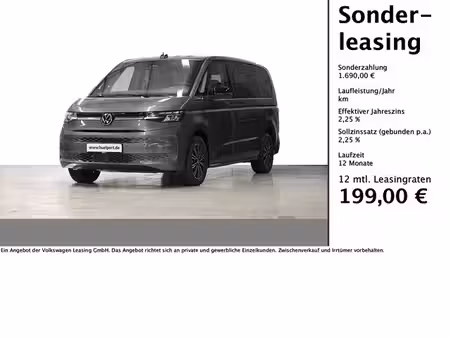 Volkswagen Multivan 2.0 TSI 204 Life