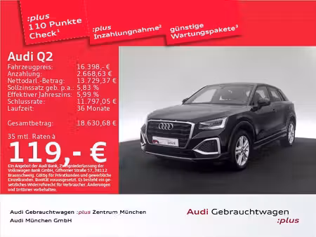 Audi Q2 30 TFSI 1.0 TFSI 110