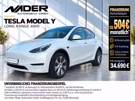 Tesla Model Y Grande Autonomie 4x4