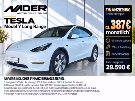 Tesla Model Y Grande Autonomie