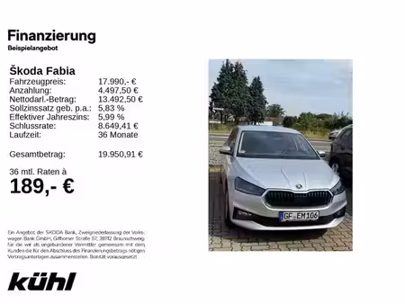 Škoda Fabia 1.0 MPI