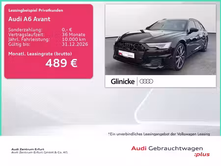 Audi A6 55 TFSI E 2.0 367 S line quattro