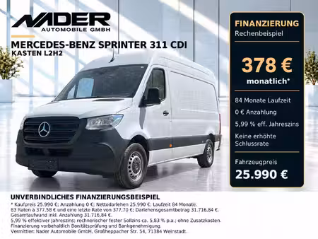 Mercedes-Benz Sprinter 311 2.0 CDI 114