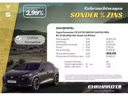 Cupra Formentor VZ5 2.5 TSI 390 4x4