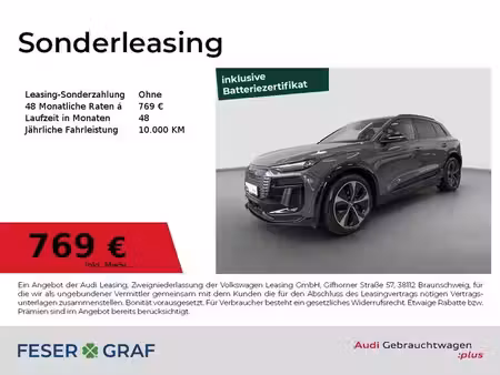 Audi Q6 E-Tron 387 S line quattro