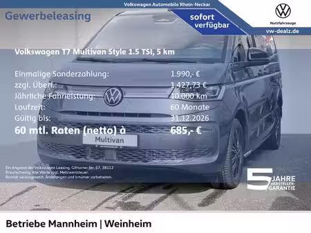 Volkswagen Multivan Style 4Motion