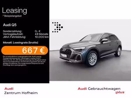 Audi Q5 55 TFSI E 2.0 367 S line quattro