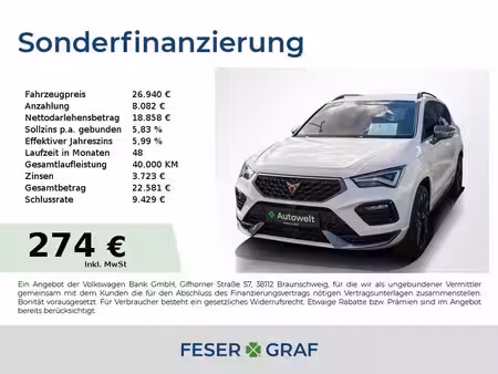 Cupra Ateca 2.0 TSI 300