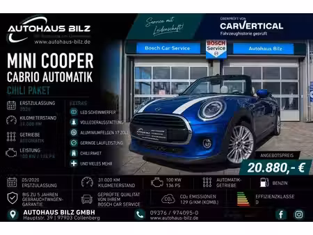 Mini Cabrio Cooper 1.5 136