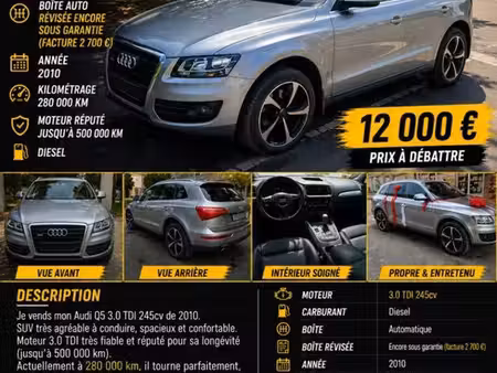 Audi Q5 V6 3.0 TDI 240 quattro