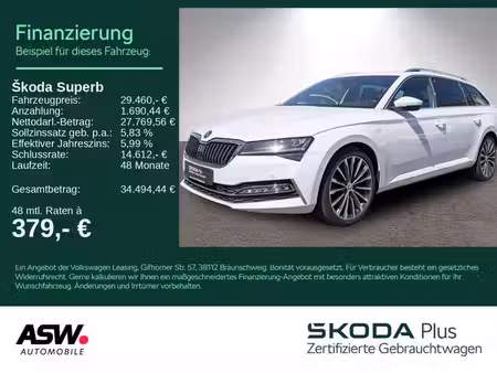 Škoda Superb 2.0 TDI 200 Laurin & Klement 4x4