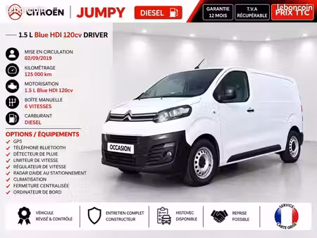 Citroën Jumpy 1.5 HDi 120