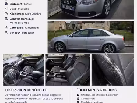 Audi A4 V6 2.5 TDI 155